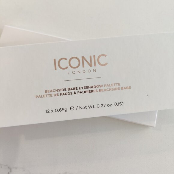 ICONIC LONDON Beachside Babe Eyeshadow Palette 12 Shades NEW - Picture 2 of 5